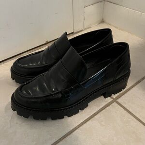 Chunky Patent Leather Loafers